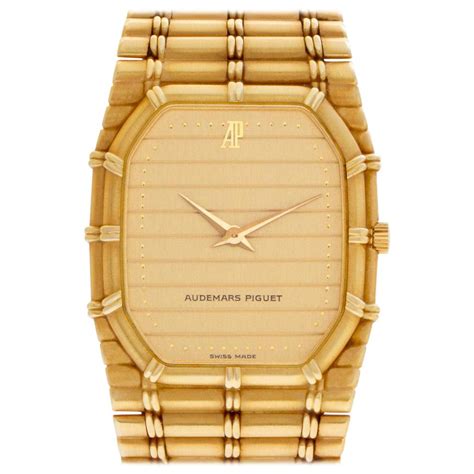 audemars piguet bamboo|Audemars Piguet Bamboo 56205 18 Karat Quartz Watch .